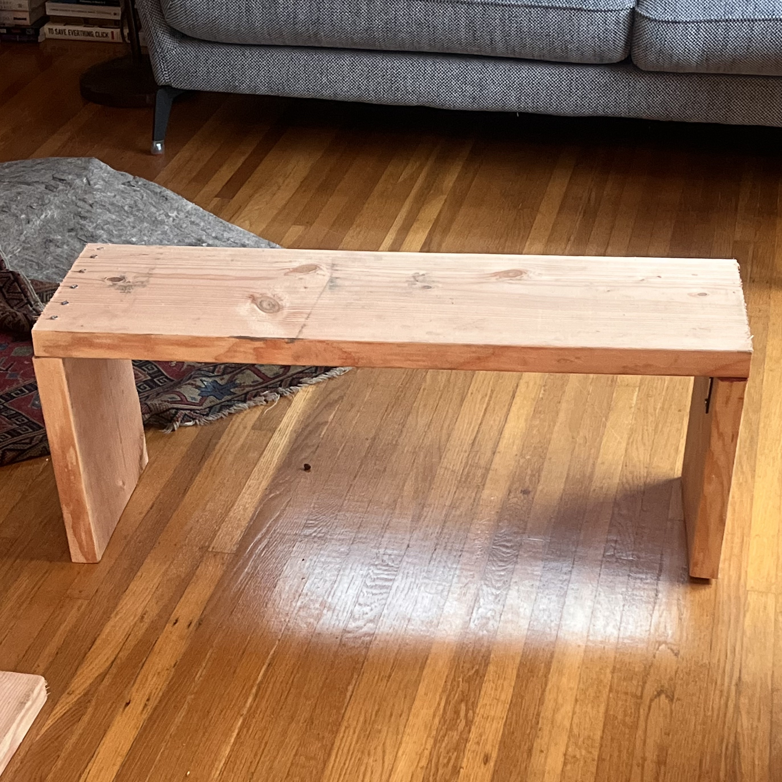 First bench